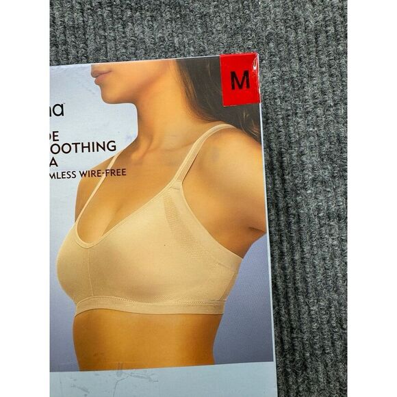 Felina Bra Women's Size Medium 2 Pack Side Smoothing Seamless Wire Free Bra NWT - Picture 3 of 8